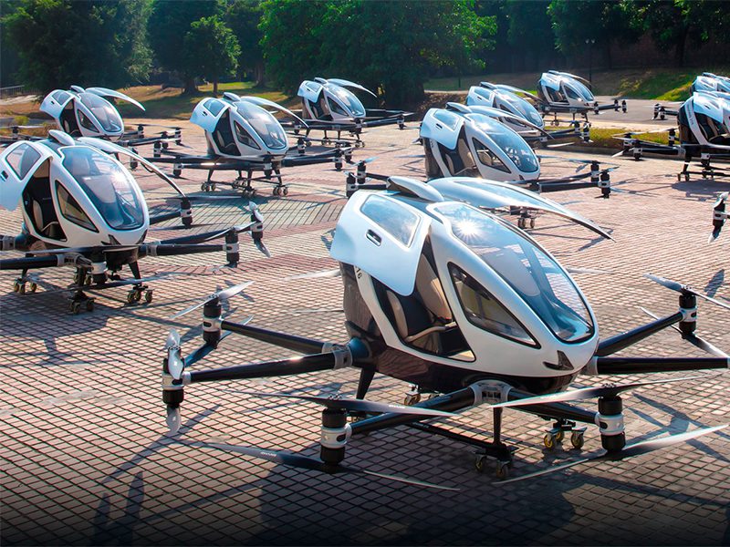 В Китае выдана первая лицензия на производство пассажирского дрона