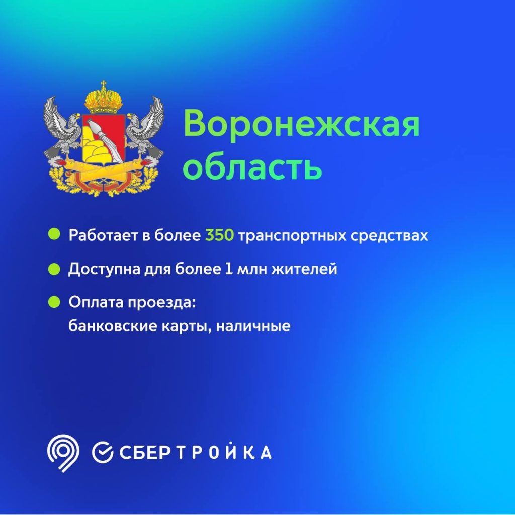 Число внедривших транспортную карту «СберТройка» регионов превысило 25, названы топ-5 из них