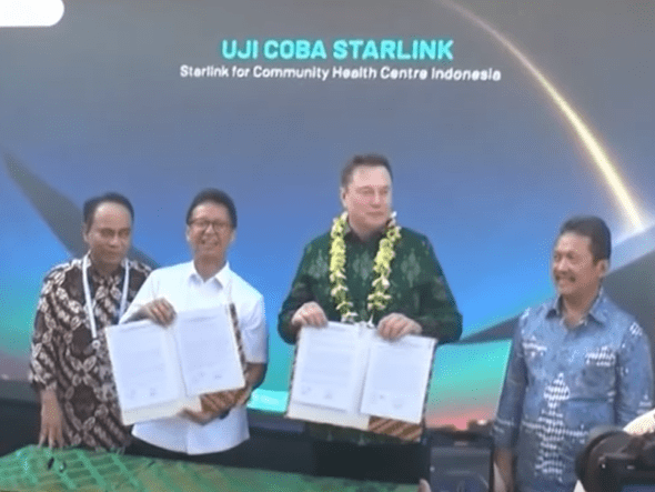 Спутниковый Интернет Starlink заработал в Индонезии